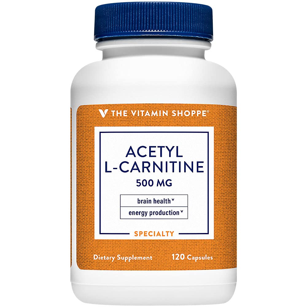 L'acétyl-L-Carnitine 500mg – soutient la santé du cerveau et de la mémoire, favorise la production d'énergie – CarnipureTM offre la forme la plus pure de L-Carnitine (120 capsules) par la boutique de vitamines