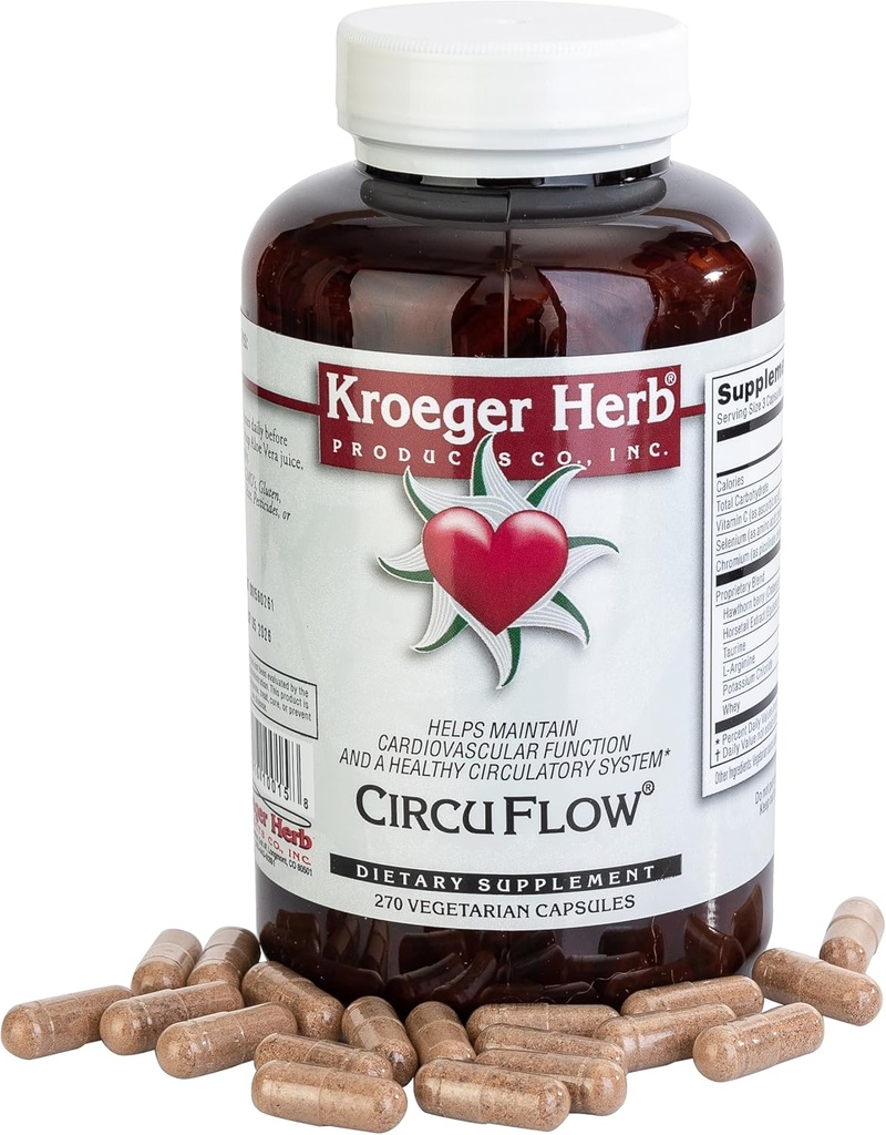 Kroeger Herb Circu Flow, 270 capsules