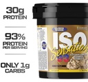 Ultimate Nutrition Iso Sensation 93 with Glutamine, Whey Protein Isolate Powder, 30 Grams of Protein, Low Carb Protein Shakes, Keto Friendly, 5 Pounds, Café Brazil Flavoured