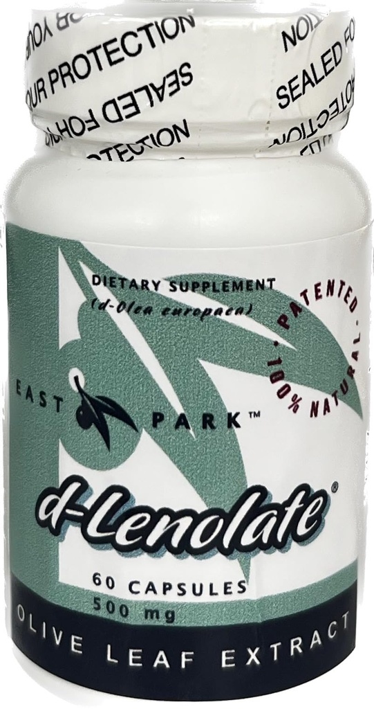 Extrait de feuille d'olive de East Park (OLE) Super-résistance d-Lénolate 500mg.