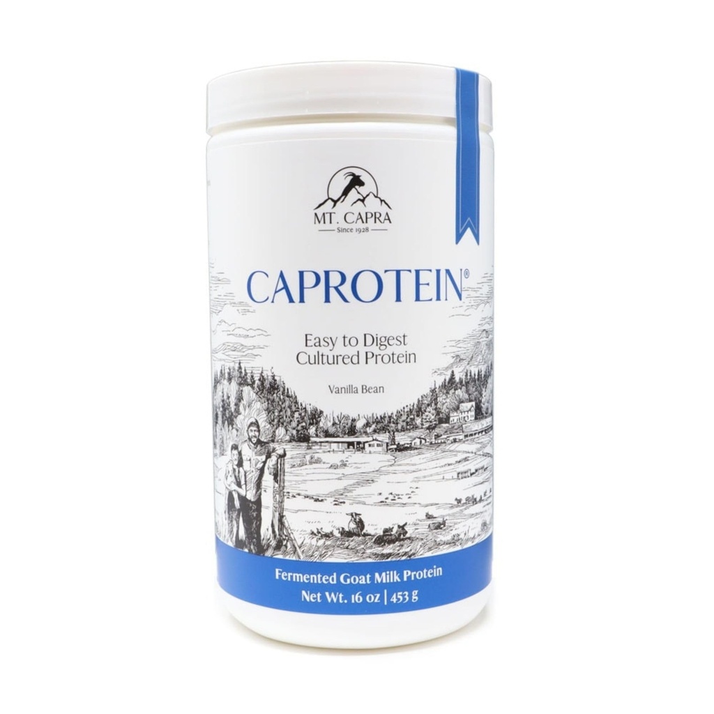 Mt. Capra Caprotéine de caséine Concentré de protéines de lait de chèvre fermenté Protéines de chèvres pasteurisées alimentées par l'herbe, extrêmement facile à digérer