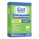 Enzymes digestifs, support digestif, soulagement du gonflement, 5 souches probiotiques, 11 enzymes actives, 60 capsules