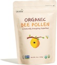 Pollen d'abeille biologique Greenbow - 100% certifié USDA biologique, non-OGM, pur et naturel Pollen d'abeille - Superaliment emballé avec/protéines, vitamines et minéraux (8oz)