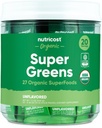 Nutricost Bio Super Greens (non aromatisé) 20 Stickpacks - sans gluten, non-OGM