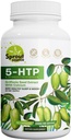 Supplément 5-HTP 200mg, soutient un sommeil et une humeur sains avec du calcium – non-OGM, sans gluten – 90 capsules