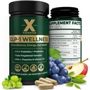 GLP-1 Wellness Support - Pre & Probiotic Formula, Appetite Control, Gut Health & Metabolic Support - Energy, Stress & Mood Balance
