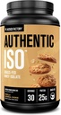 Authentique de l'usine Jacked Herb Fed Whey Protein Isolate Powder - faible teneur en glucides, non-OGM Muscle Building Protein w/No Fillers, post-entraînement, Vanilla Oatmeal Cookie