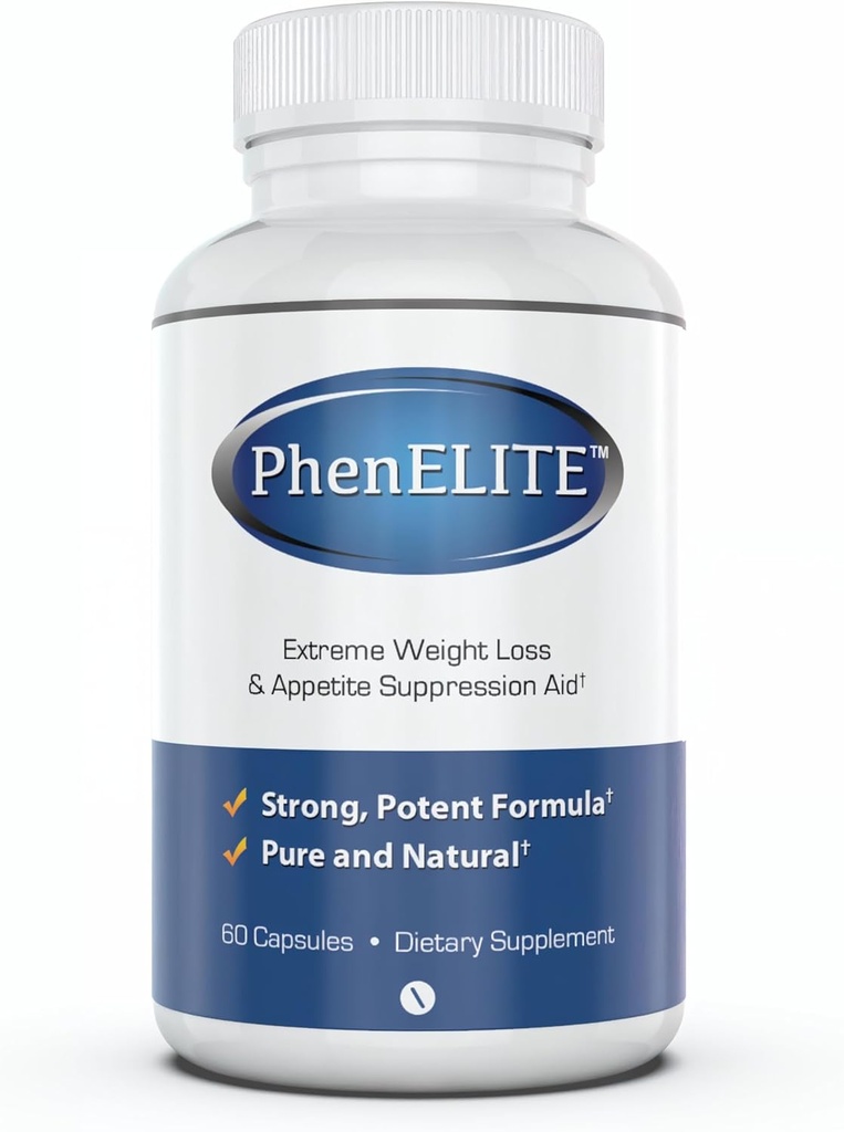 Phenelite Fat Burner pour les femmes - Weight Loss Support and Diet Pills for Helping Reduce Belly Fat - Supplément fait de Cétones de framboise et des extraits de plantes Premier - Suppresseur d'appétit, végétalien