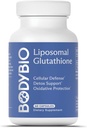 Bodybio Glutathion liposomique , le corps le plus puissant antioxydant , Master detoxification , Colon Cleanse , Protection optimale des cellules pour la défense immunitaire , Absorption liposomique améliorée 60 capsules
