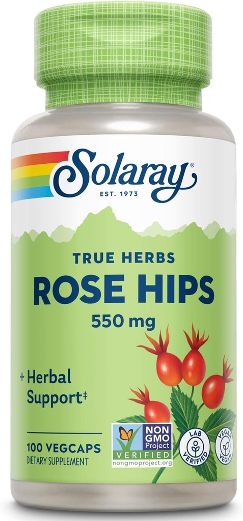 SOLARAY Rose HIPS Fruit 550mg.