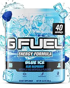G Combustible Clickbait Poudre de boisson énergétique, Pré-entraînement Mélange de caféine pour le jeu, sans sucre Focus Amino, Vitamine + Antioxydants, 9.8oz (grain de cerise, 40 portions)