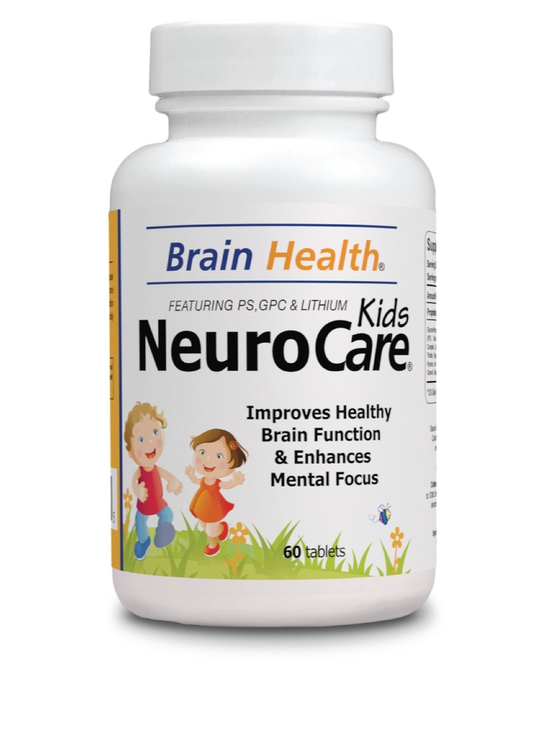 Neuro Care Kids - Brain Health 60 Tablets - Highly Concentrate Supplent - Dietary Supplement