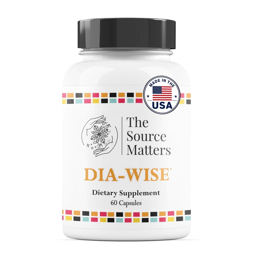 Dia-Wise Metabolic Health Supplement | Alpha Lipoic Acid, Cinnulin Capsules, Biotin, Chromium, Vanadyl Sulfate, Vitamin B for AMPK Activation (60 Count)