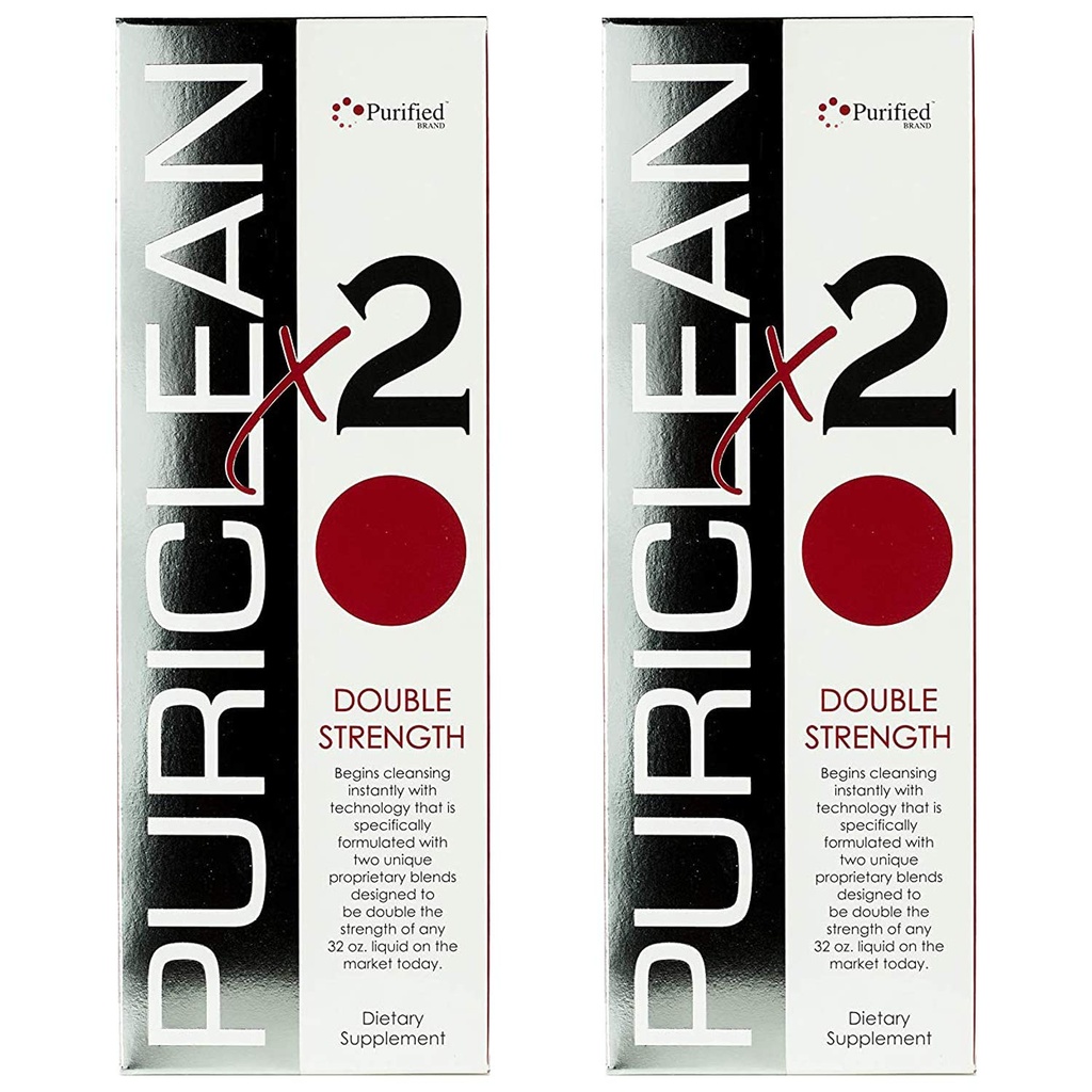 Wellgenix Puriclean X2 Detox - Instant Cleansing - Same Day Extra Strength Capsules (Pack of 2)