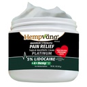 Hempvana Platinum 5% Lidocaine Relief Cream, Maximum Strength, AS SEEN ON TV, Strongest Cream, Numbs Irritated Nerves for Fast Relief, Non-Greasy. Targeted Long-Lasting Relief. Enriched with Hemp