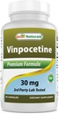 Best Naturals Vinpocetine 30 mg, 90 Capsules, Cognitive Health - Non-GMO, Gluten Free
