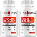 Gluco Stasis Capsules – GlucoStasis Natural Blend Daily Health Supplement (2 Pack - 120 Capsules)