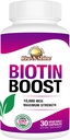 Rise-N-Shine Biotine Boost 10 000 mcg Biotine 10000 mcg pour soutenir les cheveux, la peau, les ongles et les cils