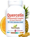 NEW ROOTS HERBAL Quercetin avec Capsules de Bromelain Formule 4-en-1 avec Quercetin, Bromelain, Bioflavonoïdes et Rutin