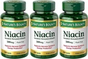 Ensemble de 3 Bounty Niacin de Nature sans flush 500 mg, 120 Capsules de Maven Gifts