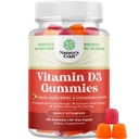 Natures Craft Vitamine D3 Gummies for Daily Wellness - Delicious Vitamine D Gummies for Adults with D3 2000IU per Serving Bone Muscle & Immune Support - Sans gélatine et sans gluten (60 jours d'approvisionnement)