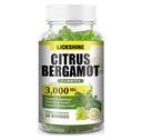 1 Pack 3000MG Citrus Bergamot Gummies - Citrus Bergamot Extract Cholesterol Lowering Supplement for Immune Support Healthy Anti-Aging, Hight Cholesterol Sugar-Free Vegan Lime Flavor 60 Cts