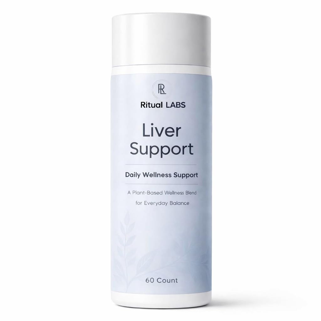 Liver Support, Plant-Based Wellness Support for Daily Balance, Gentle Botanical Formula for Everyday Use, Clean Lifestyle Blend, Simple & Minimal Ingredients, 60 Count (1)