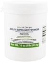 Poudre de zéolite de Heiltropfen Supplément alimentaire 1 livre - 454 g detox de Clinoptilolite 94+-3% Activé de la poussière minérale naturelle Ultra Fine Moins de 2 μm