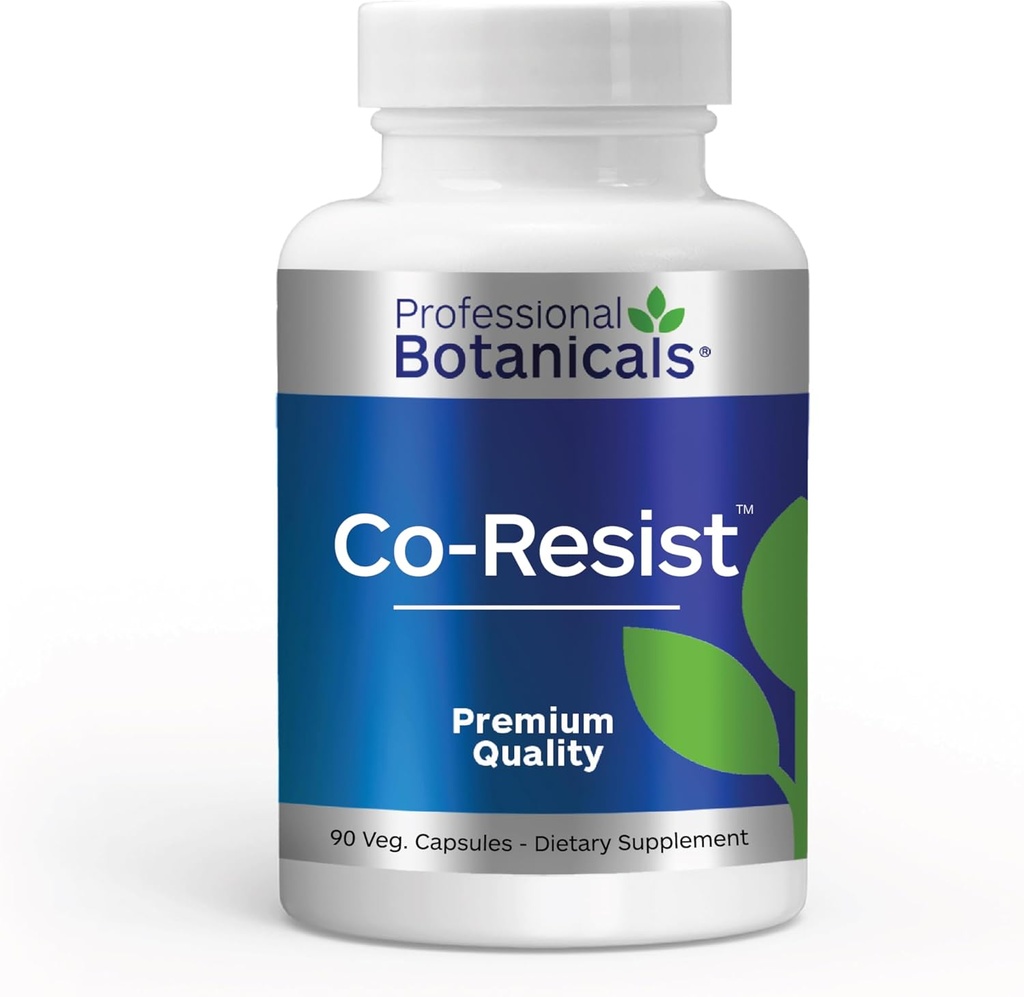 Botaniques professionnels - Vegan Formulé Co-Résistes - Mélange synergique d'herbes et de nutriments puissants qui soutient le système immunitaire - 90 capsules végétariennes