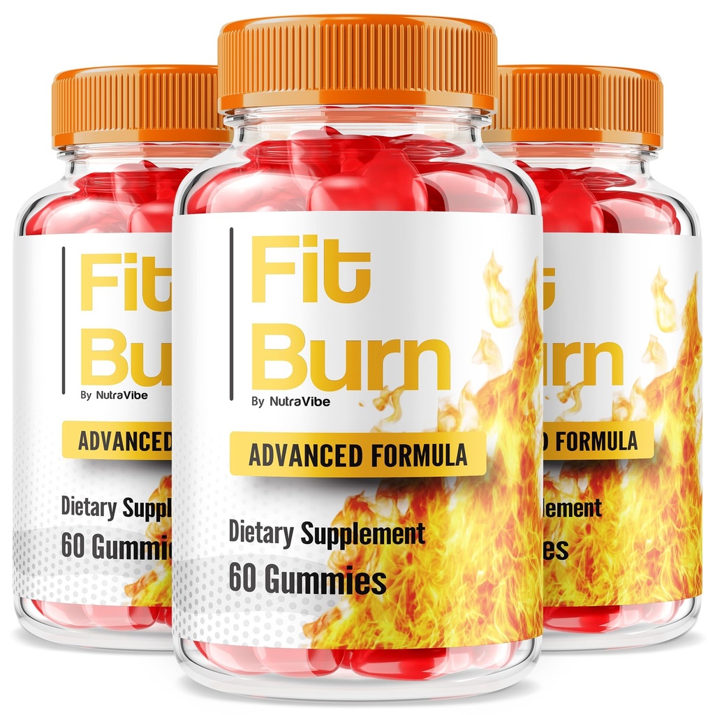 (3 Pack) Fit Burn Gummies – Keto ACV Daily Formula with a Clean, Natural Blend to Support Fitness Goals, Steady Energy & an Active Lifestyle | Great-Tasting, Easy-to-Chew FitBurn Gummy (180 Gummies)