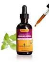 Extrait d'Ashwagandha biologique certifié Herb Pharm pour le soutien traditionnel pour l'énergie et la vitalité, sans alcool glycérite, 2 Oz