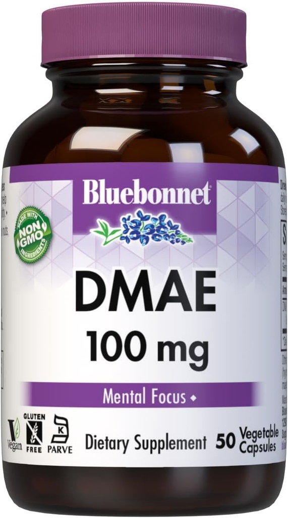 BlueBonnet Nutrition DMAE 100mg, 50Conte