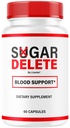 Sugar Delete Capsules - Official Supplement Support, Premium Formula All Natural Ingredients, SugarDelete Pills Maintain Healthy Stable Levels, Advanced Formula, 60 Capsules for 1 Month
