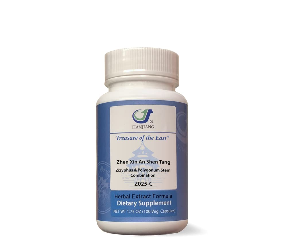 Treasure of the East, Zizyphus & Polygonum Stem Combination, Zhen Xin an Shen Tang | 100 Capsules