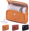 BAGSFY Organisateur hebdomadaire de pilules 3 fois par jour dans une coque de tissu mignon, organisateur de pilules de médecine, boîte à pilules, cas de pilules de voyage portable, contenant de pilule pour les médicaments, vitamines, huiles de poisson, suppléments