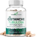 Cistanche Tubulosa avec Fadogia Agrestis - Promotion de la vitalité - Suppléments naturels pour les hommes et les femmes avec biopérine par Powered X Plants, 90 portions