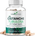 Cistanche Tubulosa with Fadogia Agrestis - Promotes Vitality - Natural Supplements for Men & Women with Bioperine by Powered X Plants, 90 Servings