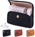BAGSFY Organisateur hebdomadaire de pilules 3 fois par jour dans une coque de tissu mignon, organisateur de pilules de médecine, boîte à pilules, cas de pilules de voyage portable, contenant de pilule pour les médicaments, vitamines, huiles de poisson, suppléments