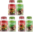 90 Capsules Chaque bouteille 540 Capsules superfoods Veggies Verts et Rouges Fruits Triple Pack