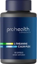 ProHealth L-Theanine Calm-Plex avec GABA et 5-HTP (Suntheanine) (100 mg, 60 capsules moyennes)