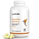 Liposomal Vitamin C 1600mg High Absorption Capsules with Sunflower Lecithin, Fat-Soluble Vitamin C Supplement for Immune, Collagen and Antioxidant Support, 180 Vegan Capsules