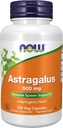 MAINTENANT compléments alimentaires, Astragalus (Astragalus membranaceus) 500 mg, soutien du système immunitaire*, 100 capsules
