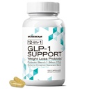 musebeam GLP-1 Support Probiotic Weight Loss Supplement - Women Men GLP1 Support with Berberine - Appetite Suppressant Hunger Control Metabolism Fat Burn & Gut Health Support