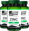 3 Pack Zinc Citrate 50 mg - Supplément pour soutenir le système immunitaire et la santé génésique