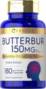 Carlyle Butterbur 150 mg de 180 capsules Extrait de potentum Supplément de soutien neurologique , sans OGM, sans gluten, sans PA