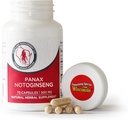 Ginseng Dairyland - Capsules de Notoginseng - 75 ct - Capsules complexes de Tienchi Ginseng - Capsule de Notoginseng authentique - Capsules de Ginseng Vegan Panax à utiliser comme support immunitaire quotidien