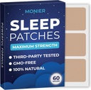 Sleep Patches pour adultes Extra Strength (Sommeil facile à appliquer) avec Melatonin & Valerian (Sommeil pour adultes) Relax & Wake Up Rafraîchi (Sommeil pour les hommes et les femmes) 60 Patches