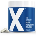 X - Enhancer ultime de la performance cérébrale — Capsule de supplément de cerveau le plus puissant au monde - Augmenter la concentration, l'énergie, la mémoire, la concentration, la productivité - soutenu par la science - Nootropic Stack