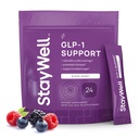 GLP-1 Supplement | Natural GLP-1 Production | GLP 1 Booster Drink Mix to Control Appetite and Cravings | Great Tasting Metabolic Support - Yerba Mate, Garcinia Cambogia, Berberine [Mixed Berry]