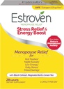 Estroven Stress Relief & Energy Relief for Ménopause Relief - 28 Ct. - Ingrédients prouvés cliniquement fournir un support de stress et d'énergie + Sweats de nuit & Flash Relief - Sans médicament et sans gluten